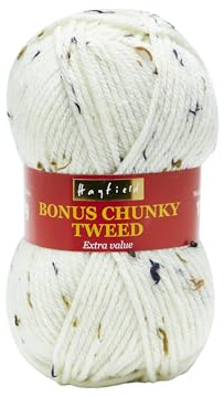 Hayfield Bonus Chunky Tweed, Starling (102), 100g by Sirdar