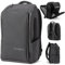 Gomatic Travel Pack 20–30L – Erweiterbarer Handgepäck-Rucksack für Reisen & Business – 15,6 Laptopfach, wasserabweisend, 22+ Taschen – Perfekt für Männer – Schwarz
