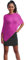 creazioni unique Poncho Damen Elegant Italian Design - Ehefrau und Mutter Geschenk - Thermo-Viskosenetz-Schal für Frauen mit Kirschblüten-Essenz (Fuchsia)