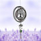 3D Garten Windspiel Edelstahl - Hängende Fenster Ornamente Mit Rotierender Gazing Ball Und Spiralschwanz (Baum des Lebens)