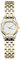 Rosefield Gemme Duotone mit Weißes Zifferblatt und 21.5 x 27.5 mm Silber Gold Gehäuse GWSSS-G03 Edelstahl