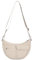 Expatrié Crossbody Bag Damen Beige - Vivy - Puffer Moon Bag - Umhängetasche im Halbmond Stil - Cross Body Handtasche mit Verstellbarem Gurt - Wasserabweisend