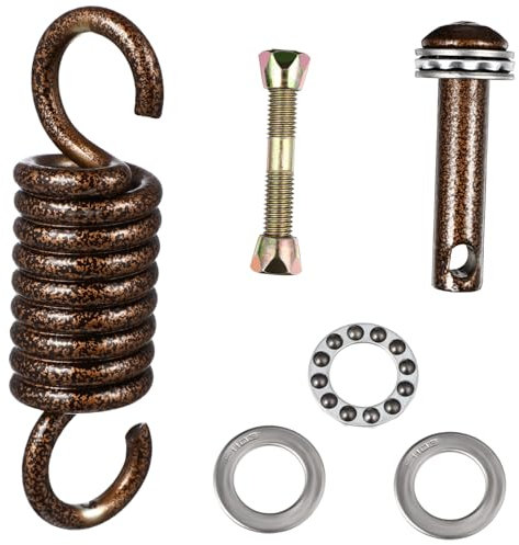 ibasenice 1Ensemble Kit Accessoires pour Crochet à Ressort Installation Facile Robuste et Sécurisé pour Fauteuils Suspendus et Balançoires Compatible Divers de Suspensions