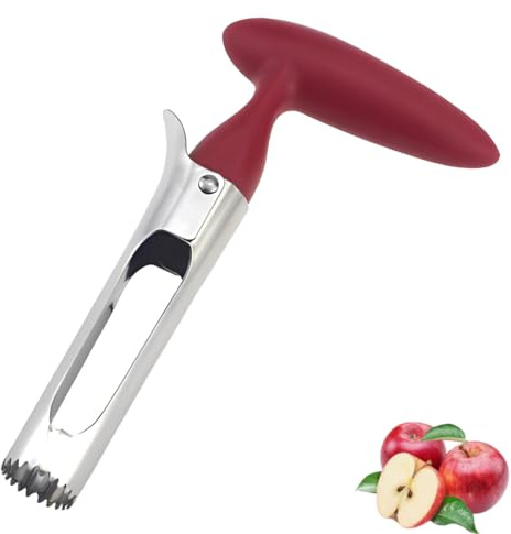 YUVKIN 1 Pezzo Levatorsolo per Mele, Facile da Usare e Resistente per Pere, Peperoni, Fuji, Honeycrisp, Acciaio Inox