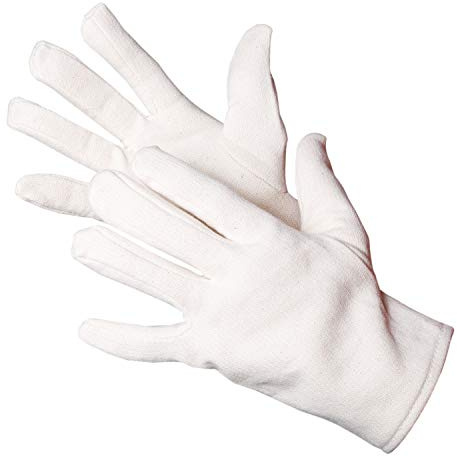 JAH guantes de punto de algodón/poliamida con puntos de PVC – agarre seguro y robustos para almacén, montaje y expedición