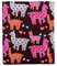 Buchhülle, Lama-Design, Größe M, Geschenkidee für Teenager, Stoff, M