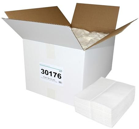 600 Walkisoft-Airlaid Tücher | 30x38 cm Blattmaß | weiß | Non-Woven | saugstarke Zellstofftücher für alle anspruchsvollen Reinigungsarbeiten | lebensmittelunbedenklich