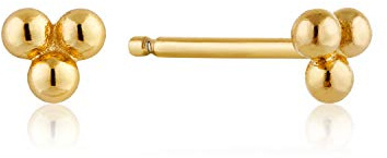 Ania Haie E002-01G Oorbellen Modern Triple Ball goudkleurig