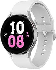Samsung Galaxy Watch5 44mm 4G LTE Smart Watch, Silver (UK Version)