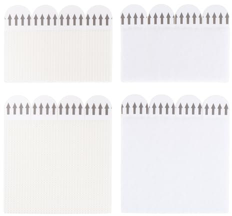 eROOSY 24 Paare (48 Streifen) Selbstklebende Bildaufhängestreifen, Bilder Montage Strips, Bilder-Montagestreifen, Montagestreifen Bilder für glatte und trockene Oberflächen wie Glas, Metall, Fliesen