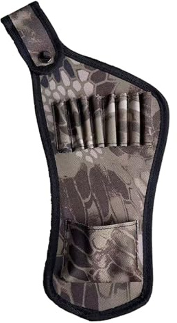 KURUGEILI Faretra a Vite per Balestra, Porta Frecce con 8 Fori, Faretra da Vita/Fianco per Tiro con L'Arco, Supporto Resistente per Frecce da Balestra, Accessorio Essenziale per Outdoor e Caccia