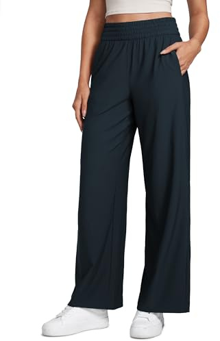 CRZ YOGA Drapey Wide Leg Casual Pants 30 True Navy Medium