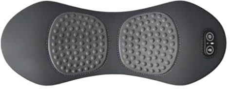 Cojín masajeador de espalda, almohada térmica para el cuerpo, soporte de espuma viscoelástica con calor y pañuelos, silla de oficina, relajación o trabajo, calmante adaptable, comodidad específica de