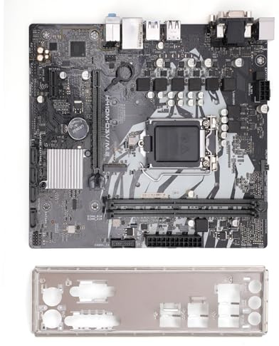 Fockety H410M D3V M.2-Motherboard, 2 DDR4-DIMM-Steckplätze, Unterstützt Core LGA 1200-CPU der 10. Generation, mit Boost 3.0-Technologie und M.2 NVMe SSD-Unterstützung, für den Aufbau
