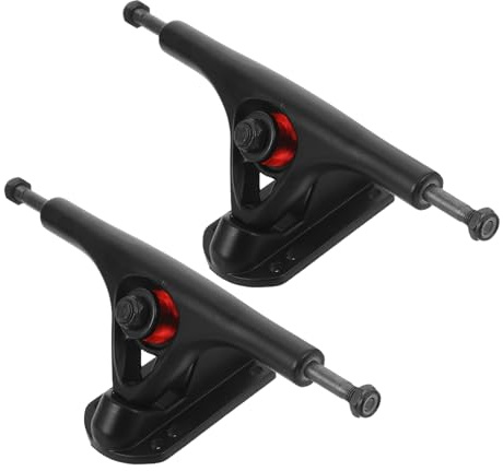 MOTHNUR 2 Pezzi Set da 2 Truck per Skateboard in Lega di Alluminio da 7, Camion Sostitutivi Cruiser per Skatepark e Strada, Assorbimento Urti e Manovrabilità Migliorata per Uso Interno ed