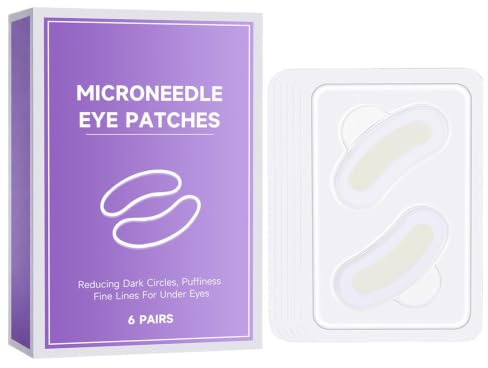 Giwoatln Mascarillas para el Contorno de los Ojos | 6 Unidades De Almohadillas Hidratantes Y Reafirmantes Para El Cuidado Del Contorno De Ojos | Parches Oculares | Para Viaje, Hogar, Mañana Y Noche,