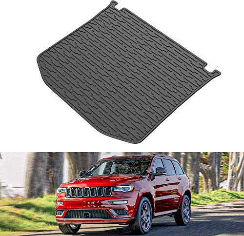 JOYTUTUS Cargo Mat Compatible with 2011-2021 Grand Cherokee WK2 & 2022 Grand Cherokee WK, All Weather Protection Cargo Liners Trunk Mats Vehicle Carpet Heavy Duty Waterproof Odorless Durable Black
