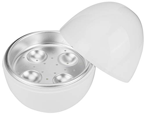 Eierkocher Eierkocher Mikrowellenboiler Dampfgarer für 4 Eier Mikrowellen-Eierkocher