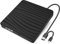 FCRB Lecteur CD/DVD Externe, USB 3.0 Type-c Graveur Enregistreur Portable RW/ROM Mince Transmission Rapide pour Windows 11/10/8/7/XP/Vista/Mac OS