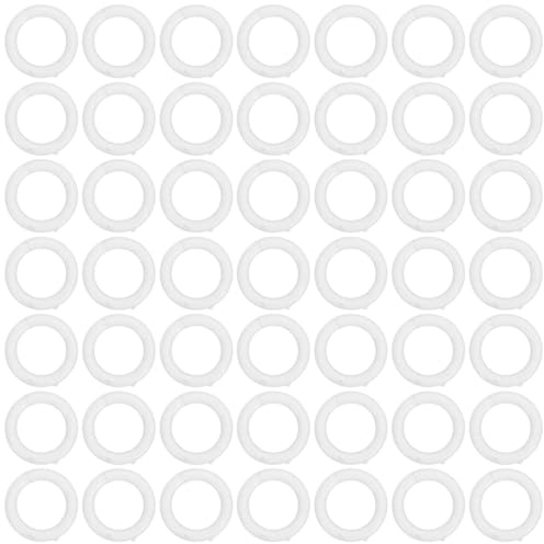 Alipis Set Di 100 Anelli Trasparenti in Plastica Per Tende Romane 0.5 Pollici Accessori Rimovibili Per Guide Cavi E Progetti Fai Da Te Decorazioni Leggere