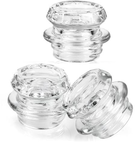 Koolenry Reemplazo de la Parte Superior de Vidrio del Percolador de Café-Tapa de Cristal del Percolador para, Percoladores y Más Paquete de 3