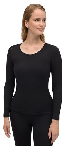 YSABEL MORA Camiseta Térmica Extra Warm Cuello Redondo Máxima Calidez y Confort para Climas Muy Fríos Ideal para Uso Diario en Invierno Diseño Básico y Fácil de Combinar.