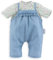 Corolle 9000141200 - Mon Grand Poupon Latzhose, Bluse, für alle 36cm Babypuppen, ab 2 Jahren