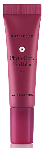 Naturium Phyto-Glow Lip Balm | With Shea Butter & Squalane, Sheer Tinted Colour | 10 ml, Jam