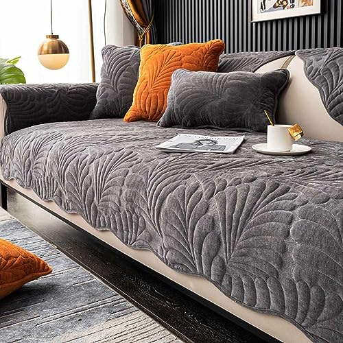 YWQJL Couch Cover Sofabezug Ecksofa L Form couchschoner rutschfest Sofaschoner rutschfest Sofaschutz Sitzfläche Couchhusse for1 2 3 4 Sitzer Schonbezug Sofa Sofahusse,A-90x70cm