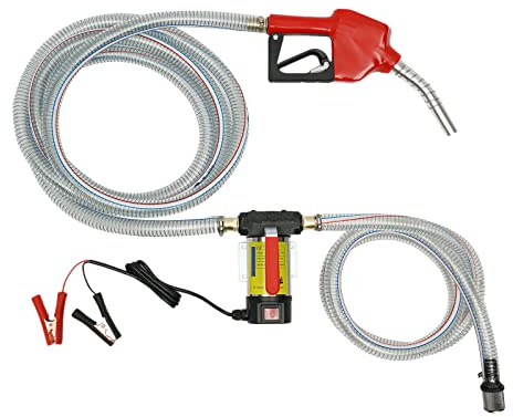 Självsugande dieselpump, dieselpump för bio-uppvärmning självsugande oljepump 12V 230V 50/60L/min med bränslefilter (12V 50L/min 175W (A))
