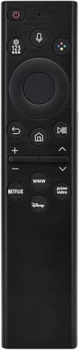 Mando de Control Samsung BN59-01386D - Control por Voz con Carga Solar para Smart TV Neo LED 4K HD - Universal Negro