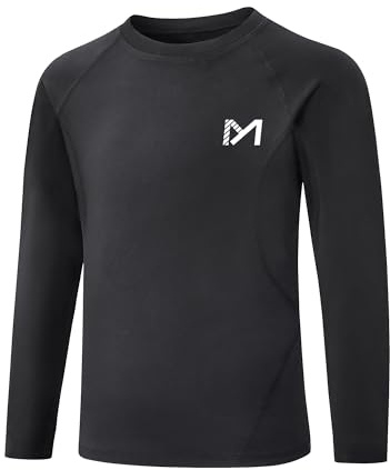 MEETYOO Sous-Vêtement Thermique Enfant Manches Longues Chaud Ski Running Sport