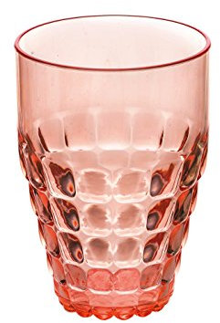 Guzzini Bicchiere Alto Tiffany, Corallo, Ø9 x h13 cm