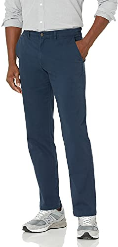 Amazon Essentials herr rak passform vardaglig stretch chinos byxa, marinblå, 32 B x 30 L