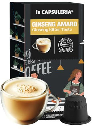 Capsuleria - BITTER GINSENG (160 Kapslar) Kompatibel med Nespresso