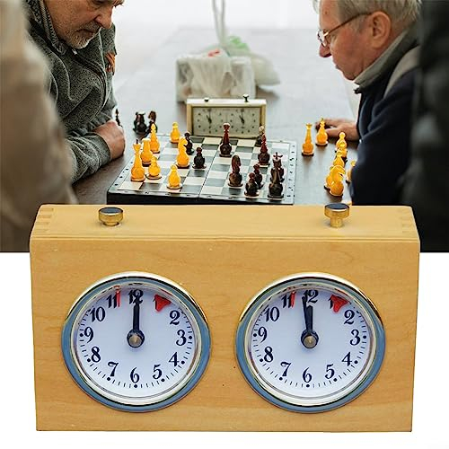 Mechanische Schachuhr, Professionelle Schachuhr Timer Analog Wettbewerb Timer Schachuhr Timer Brettspiel Wettbewerb Schachuhr Für Verschiedene Schachspiele
