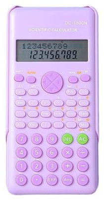 XROLAND Scientific Portable Calculators Functional Engineering Scientific Calculator Multiple Modes Graphing Function Portable, 8X16.2CM, Purple