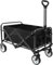 Amig - Chariot de Jardin Pliable Chariot de Plage avec Toile Oxford Imperméable Couleur Noire Roues de 20 cm de diamètre 360º Charge Max. 100 kg