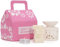 Set de Regalo Agnes & Cat Fragancia Te y Rosas - Quemador de Aceite, Ceras Aromáticas y Vela de Té - HOSTENATURA