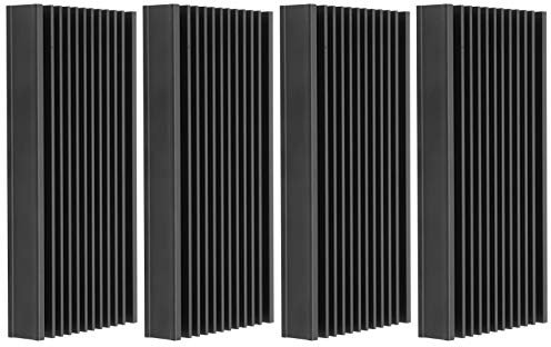 YDuupxe Aluminium Kylfläns, Premiumkylningslösning för CPU och Förstärkare, Effektiv Termisk Hantering för Kretskort och Moderkort 50x12,7x100 Mm