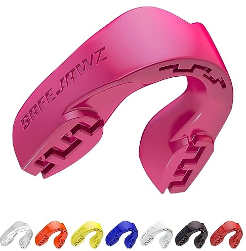 SAFEJAWZ Sport Zahnschutz Erwachsene und Kinder Sport Mundschutz Für alle Vollkontakt-Sportarten einschließlich Rugby, Kampfsport, Kickboxen, Hockey & Boxe