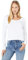 Tommy Hilfiger Women's Long Sleeve Scoop Neck Tee T-Shirt, Bright White, Medium