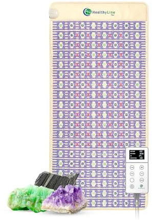 HealthyLine TAJ Half King Right Infrared Heating Mat Gemstones 80 x 38