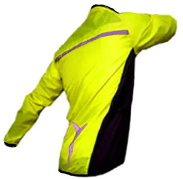 TTG CYCLING JACKET Hi Viz WATERPROOF WINDPROOF BREATHABLE HIGHLY VISIBLE CYCLING RIDING WALKING RUNNING SKATING HIGHLY VISIBLE (5XL 28 inch pit to pit, YELLOW hi viz)