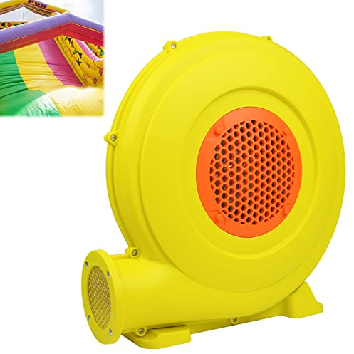 UISEBRT Pompa pneumatica elettrica 750W, gonfiatore per gonfiabili con grande fondo e apertura d'aria, pompa ventilatore portatile, gonfiatore continuo per giocattoli gonfiabili (580 m³/H 2100 Pa)