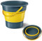 Ghazpmuk Secchio Pieghevole, Collapsible Secchio Multiuso, Secchio per La Pulizia Portatile, Secchio Silicone Salvaspazio, Uso Esterno, Facile da Riporre, per Campeggio, Pesca, Pulizia, Autolavaggio