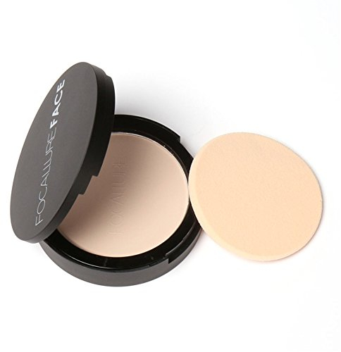 Face powder makeup Viso Cipria Fondotinta, fondotinta d'abbronzatura impermeabile bronzato del viso di polvere pressata naturale asciutta di sguardo(2#)