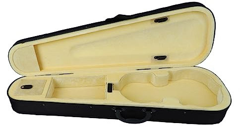 Tissting Estuche para Violín 4/4, Cómodo Estuche De Viaje para Violín Correa Ajustable para El Hombro Estuche Rígido para Violín Estuche Protector Profesional para Violín(Amarillo)
