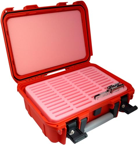 Feldherr Protective case/transport case waterproof for 2.5'' SSD/HDD hard drives - 48 compartments