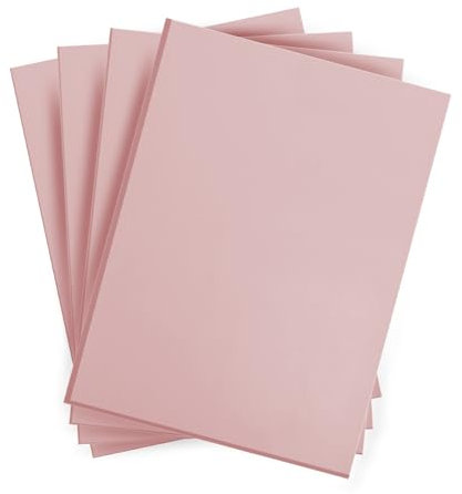 4 Pcs 8.5x11 Rubber Carving Blocks, A4 Linoleum Blocks, Stamp Carving Blocks for Printmaking, Linocut Artists, Crafts and More,(Pink) by KUKLIPJIM.